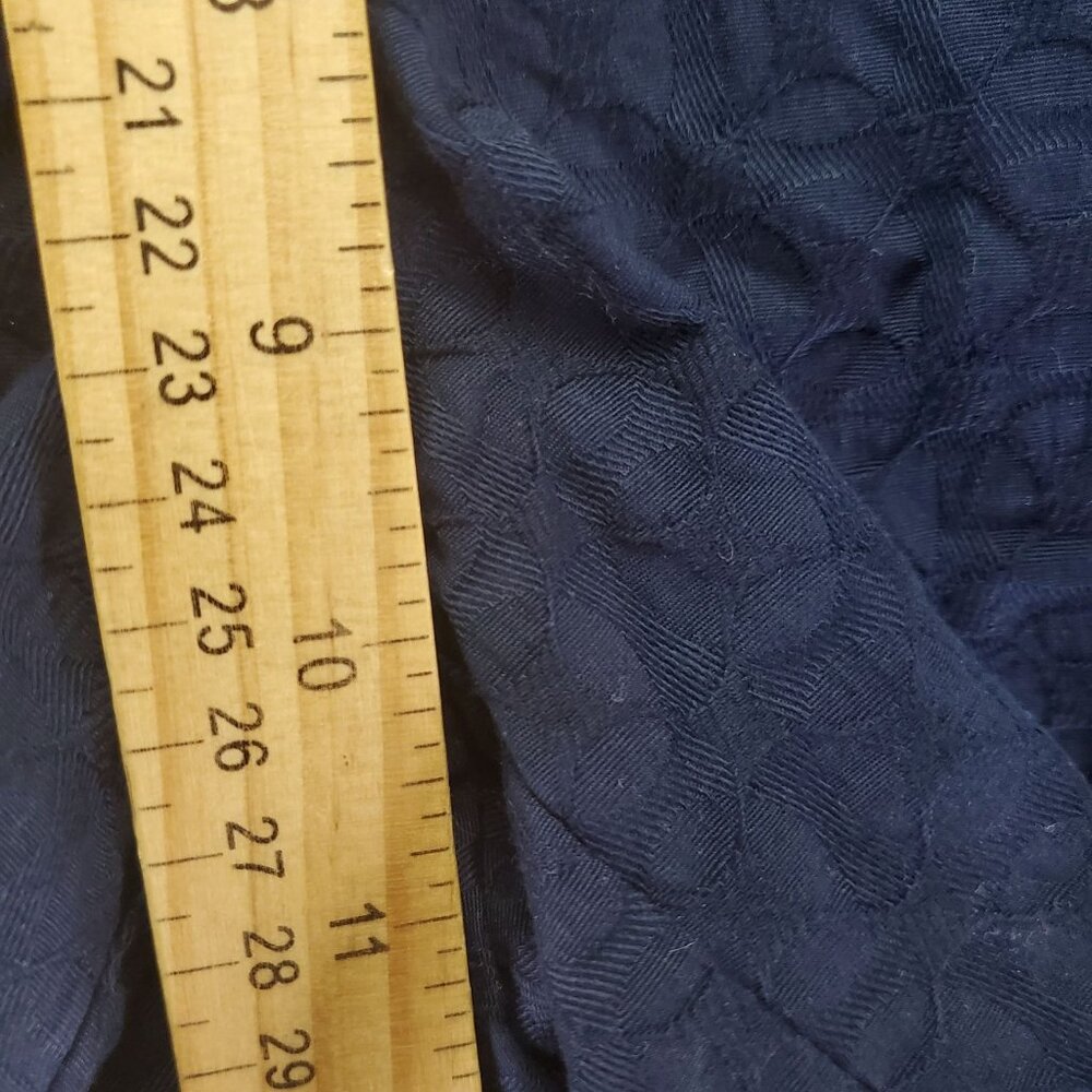 Crown & Ivy Shorts Womens Size 12 Shelby Navy Blue Scallop Hem Shorts *NWT* - Picture 6 of 9